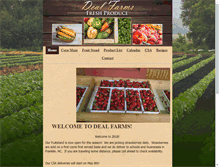 Tablet Screenshot of dealfarms.com